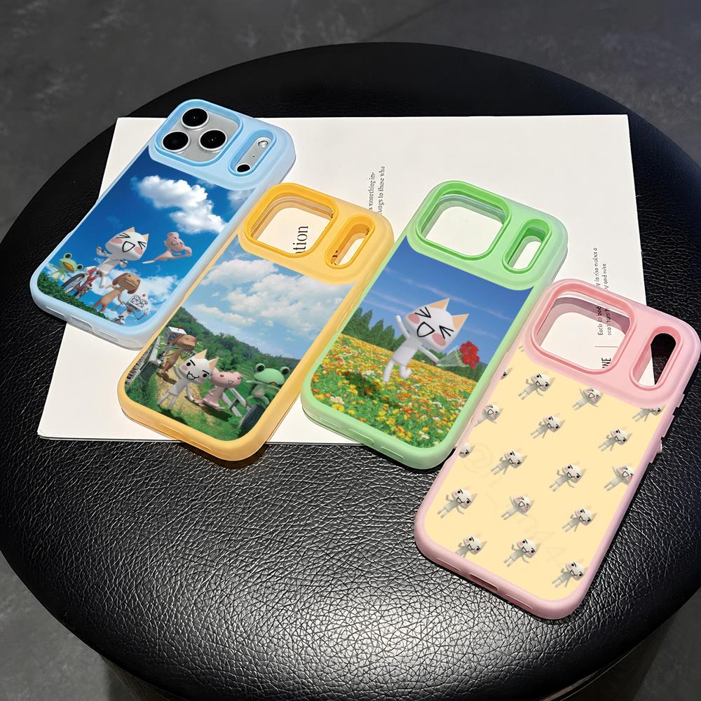 Phone Cases With Card Holder - Cute Toro Inoue Cat Phone Case