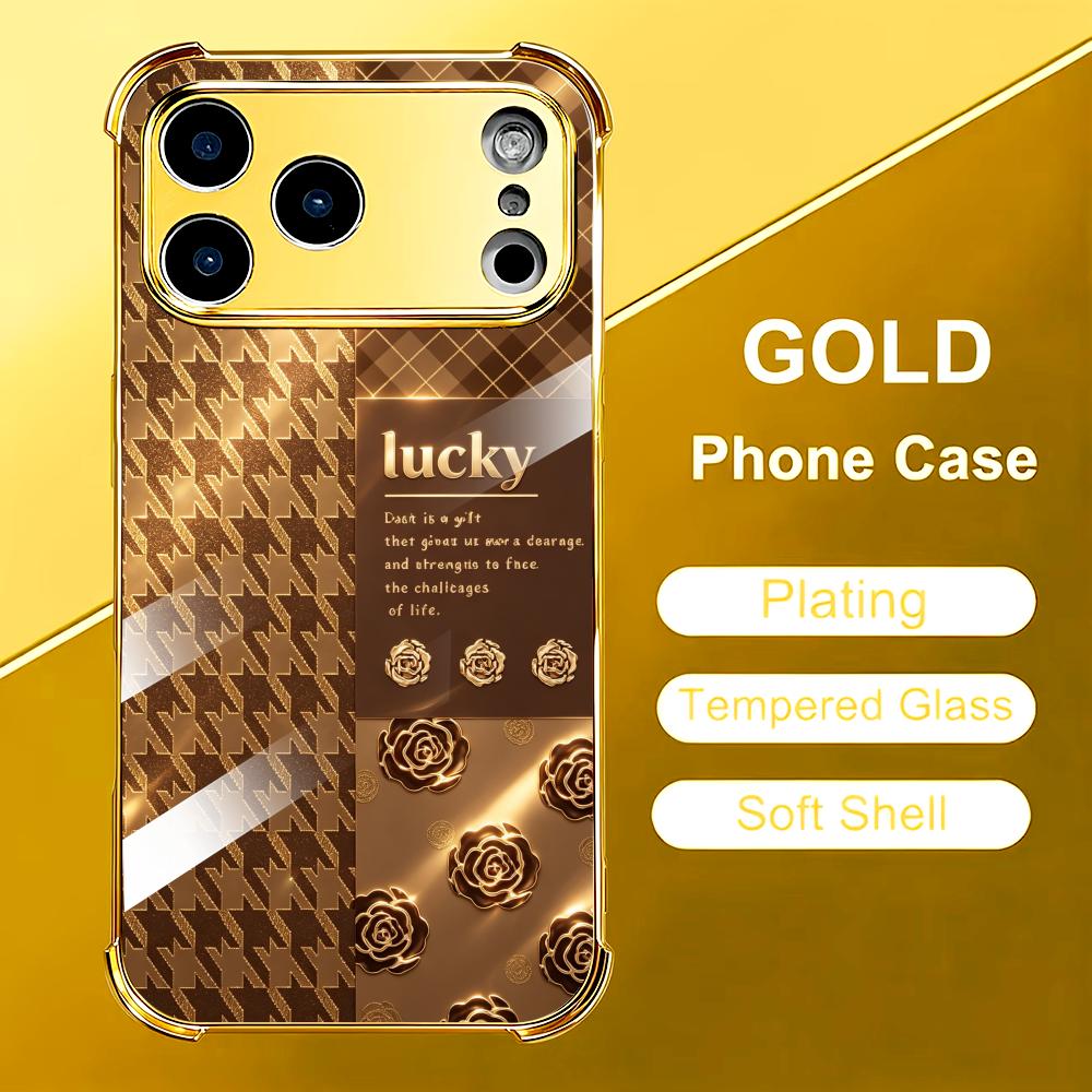 Phone Cases Rhode - Brown high-end Fashion glass phone case