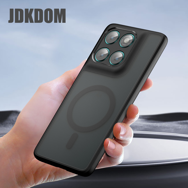 Phone Cases Motorola Edge 2025 - JDKDOM Magnetic Wireless Charging Case For