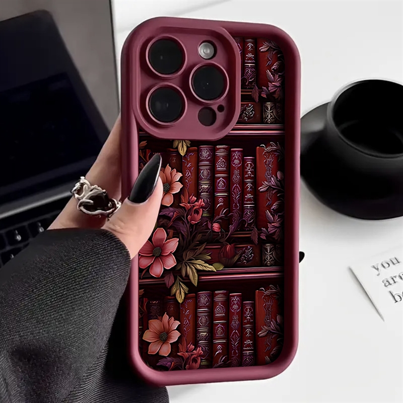 Phone Cases Xs - Book Flower Trendy Pattern Phone Case