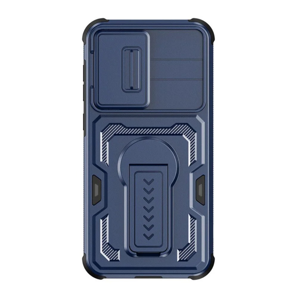 Phone Cases Motorola Edge 2025 - Armor Fold Stand Anti-Drop Case for