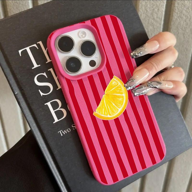Phone Cases Popular - Fashion Lemon Pattern TPU Silicone Phone