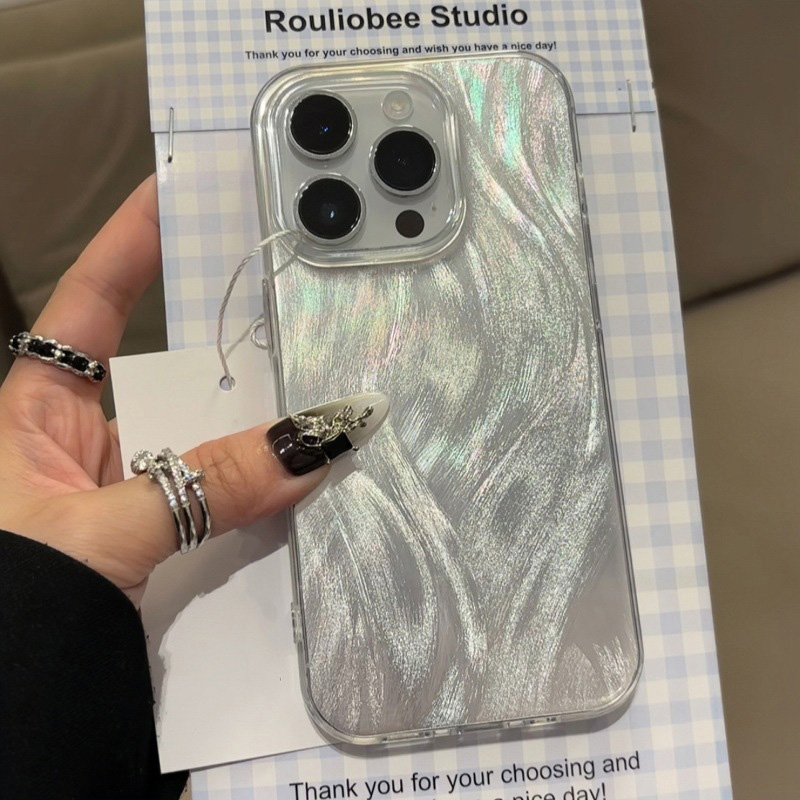 Phone Cases Luxury - Luxury Fashion Laser Funda Phone Case