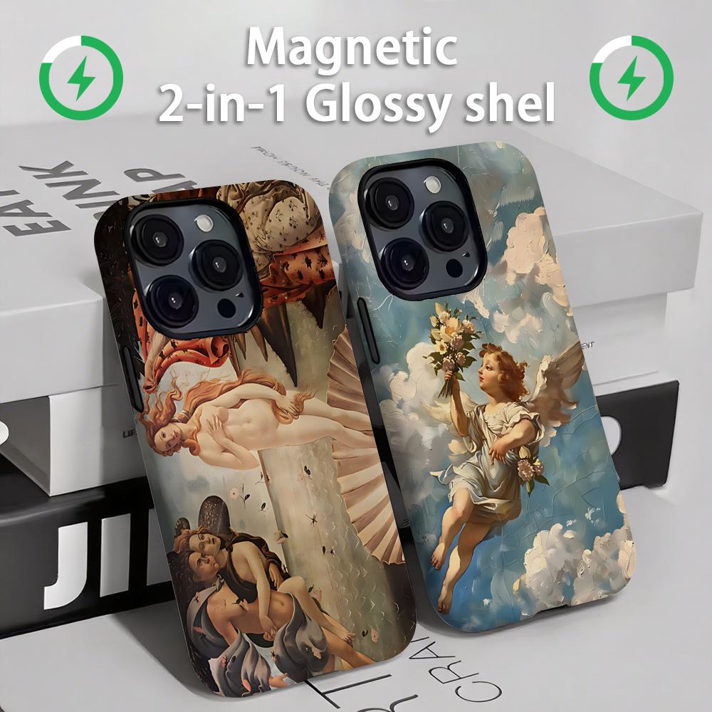 Phone Cases Popular - Renaissance Art Paintings Phone Case Magnetic
