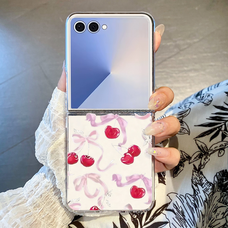 Cherry Bow Pattern Phone Case  - Phone Cases Z Fold 6 ulasan dan harga