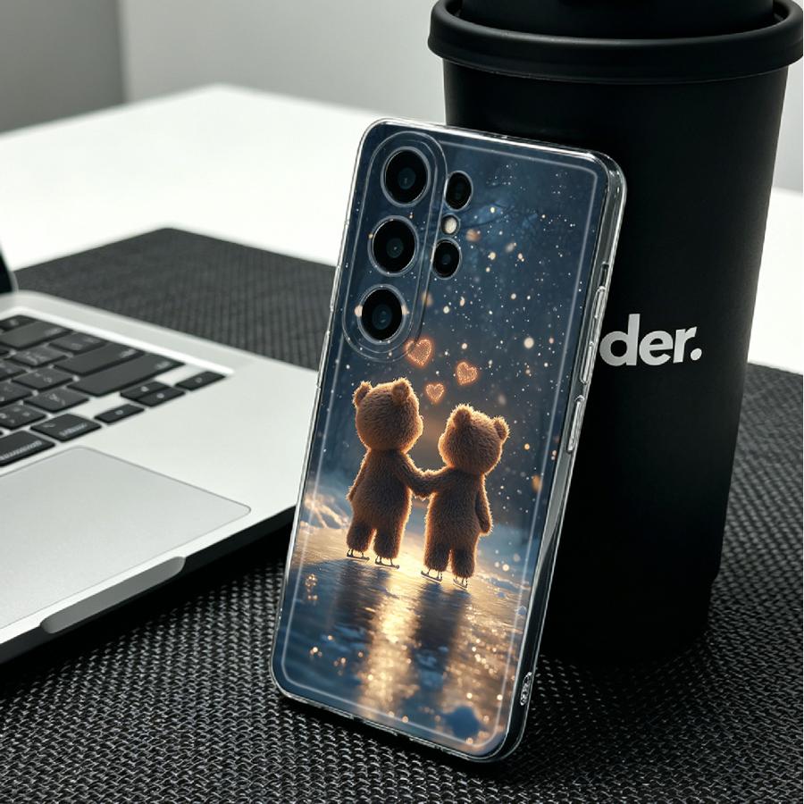 Bear Couple Under Starry Sky P - Phone Cases Under $20 ulasan dan harga