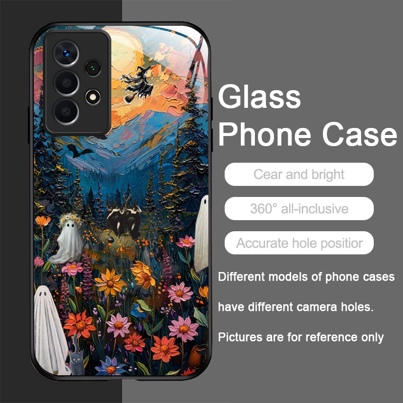Funny Ghost Abstract Art Patte - Phone Cases Drawing ulasan dan harga