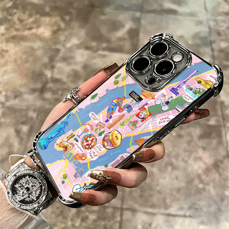 NYC New York City Plating Phon - Phone Cases York ulasan dan harga