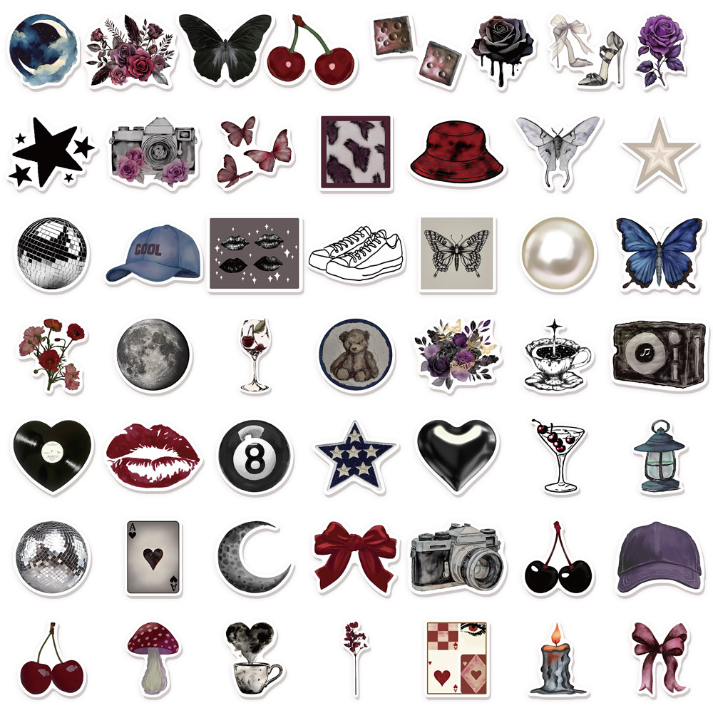50PCS Pinterest Girl Stickers  - Phone Cases Pinterest ulasan dan harga