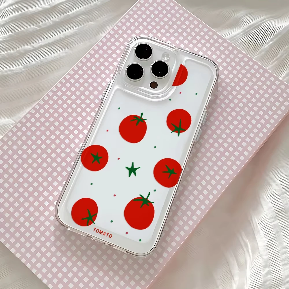 Minority Korean Cute Tomato Cl - Phone Cases Drawing ulasan dan harga