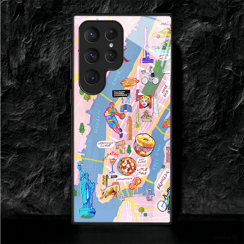 NYC New York City Tempered Gla - Phone Cases Nyc ulasan dan harga