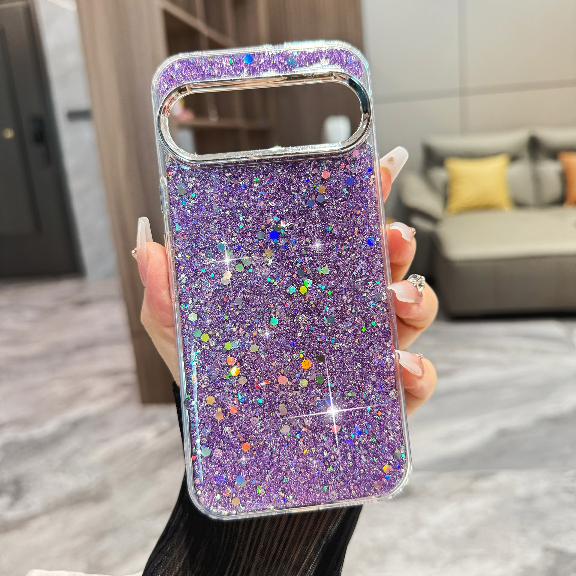 Luxury Shiny Glitter Sequins P - Luxury Plating Case ulasan dan harga