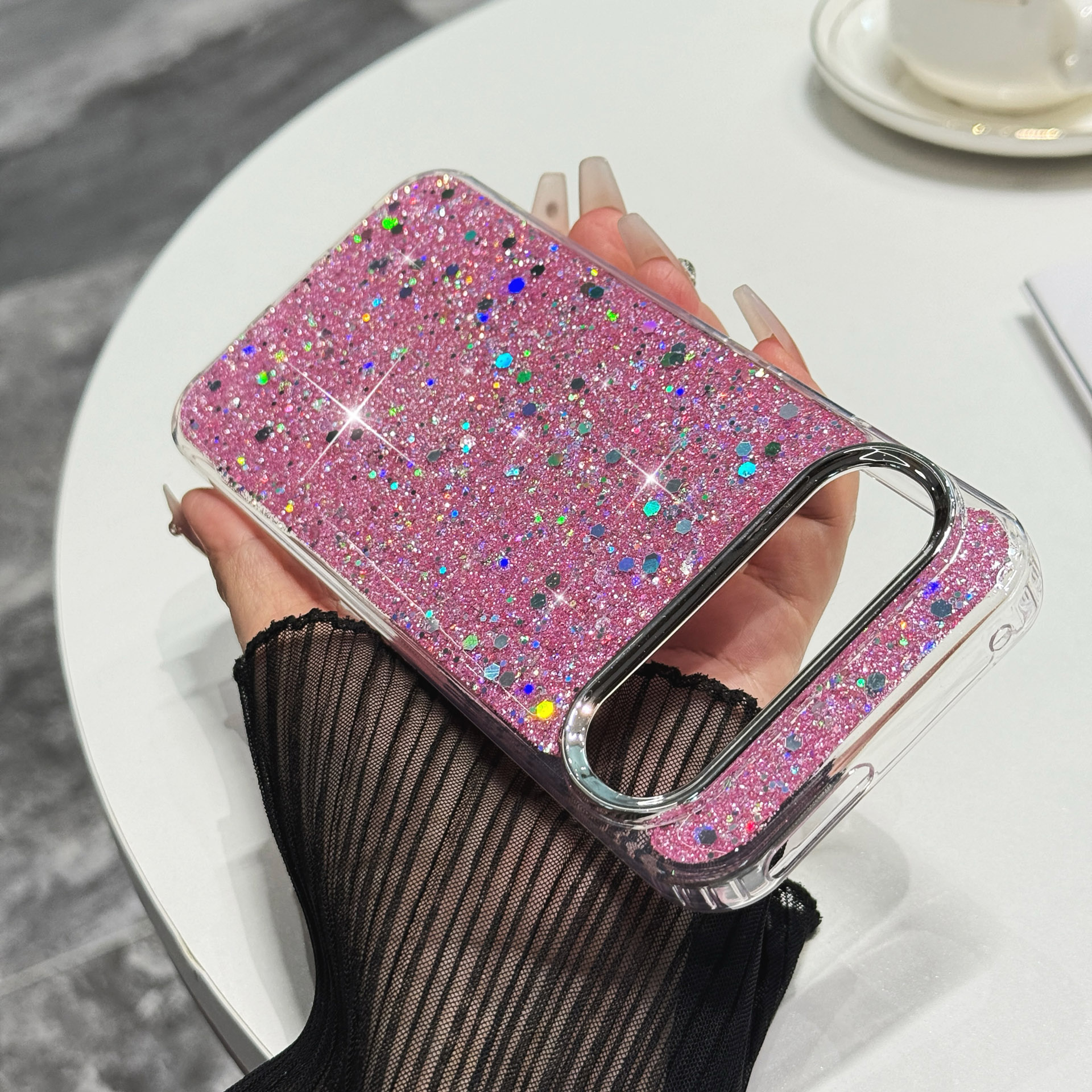 Luxury Shiny Glitter Sequins P - Luxury Plating Case ulasan dan harga
