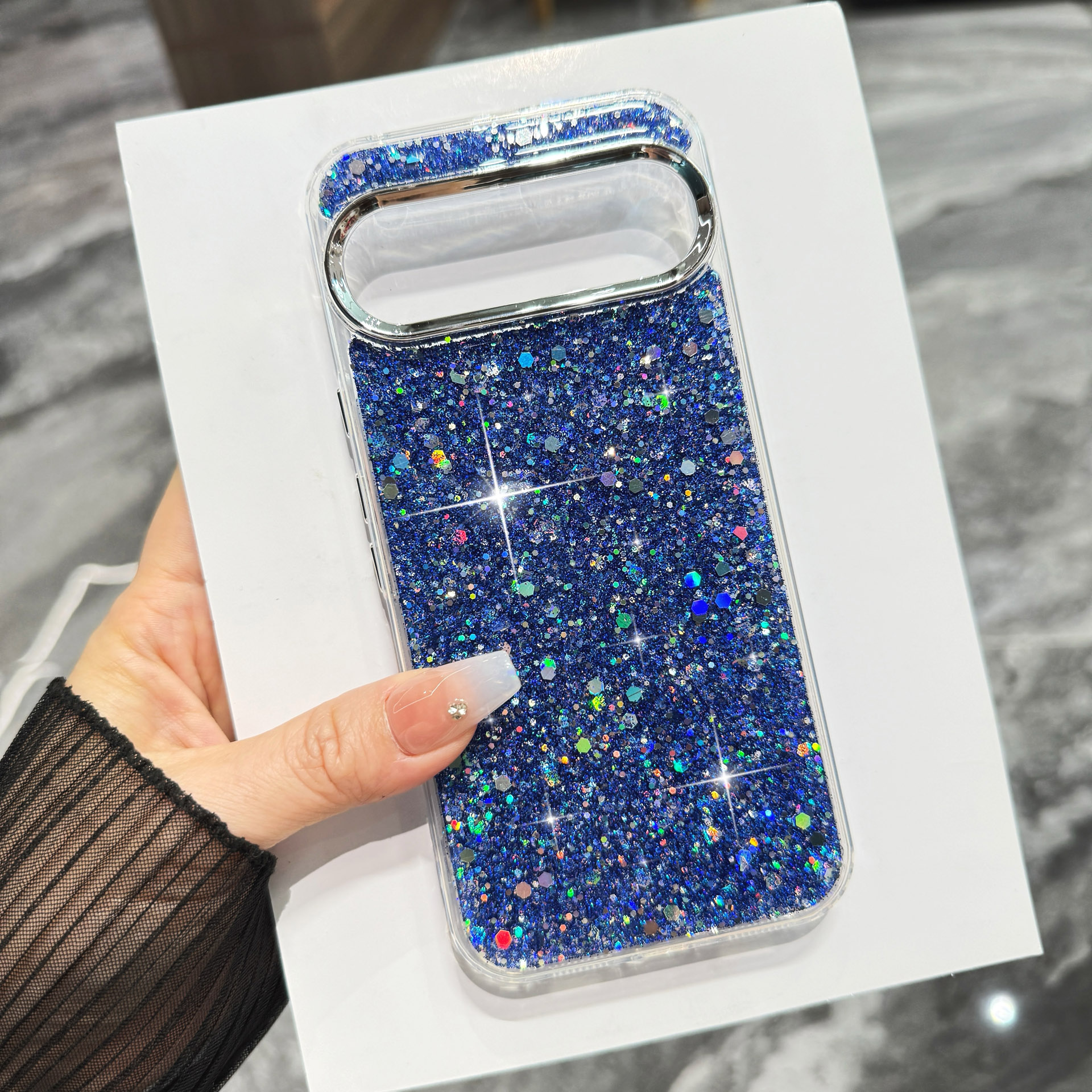 Luxury Shiny Glitter Sequins P - Luxury Plating Case ulasan dan harga