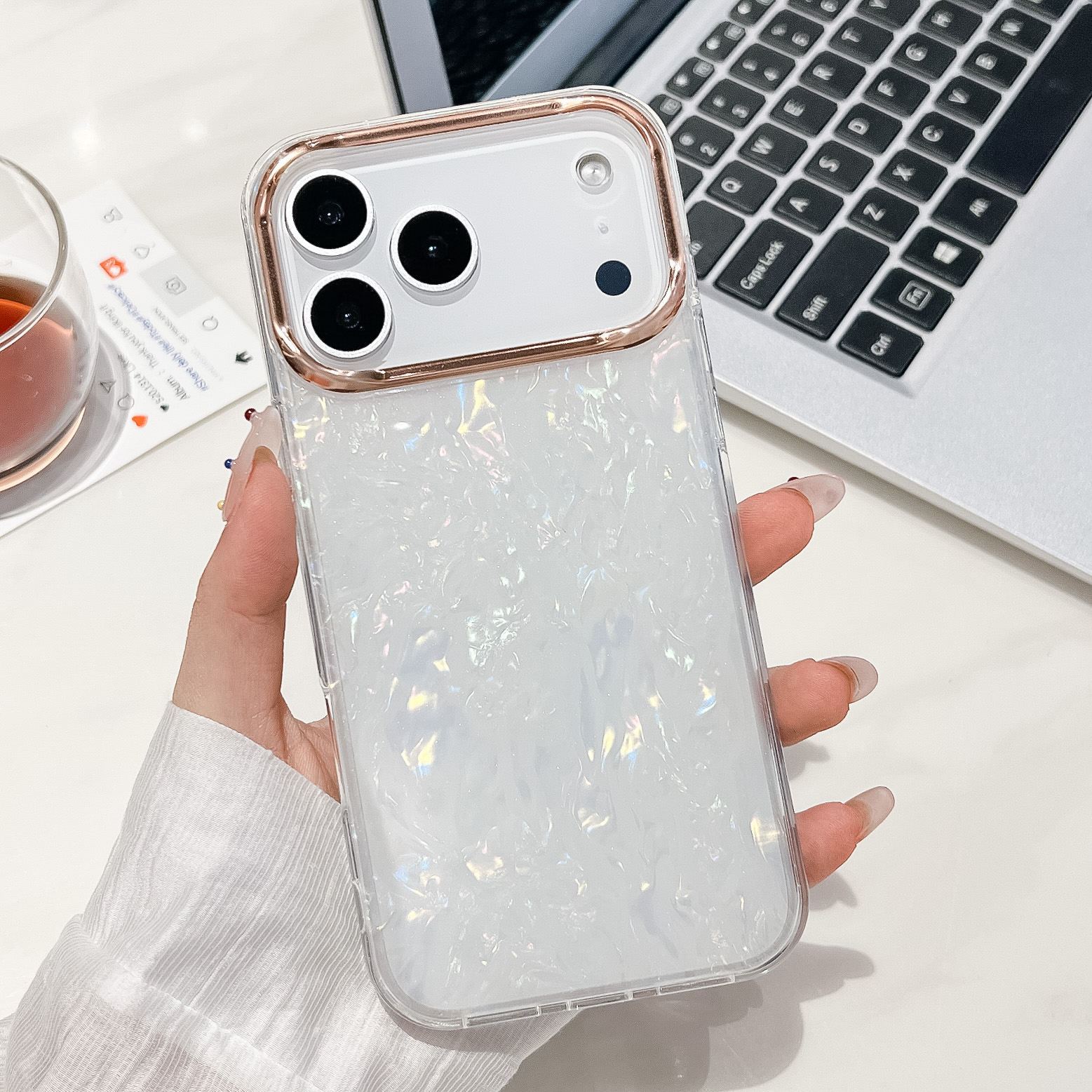 Luxury Candy Aurora Shell Patt - Luxury Plating Case ulasan dan harga