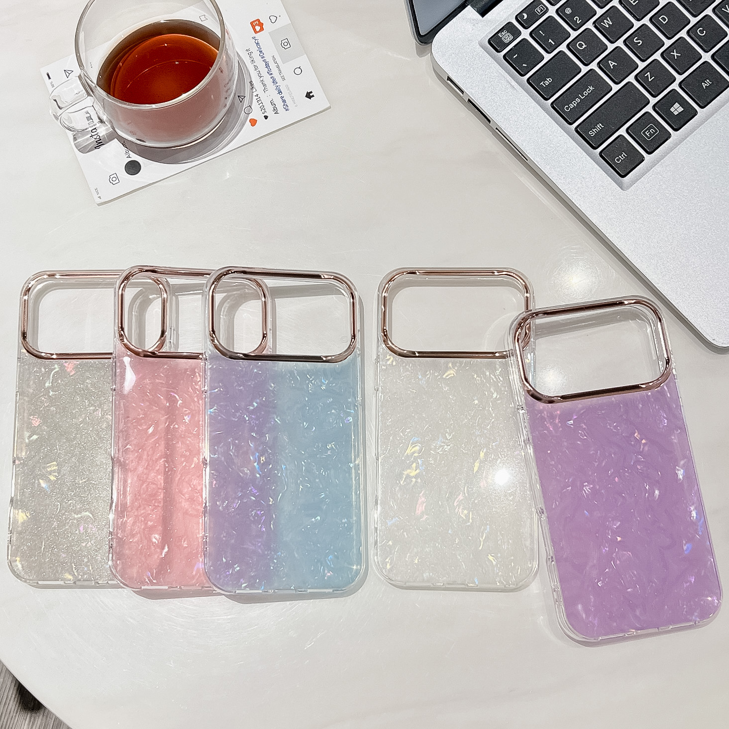 Luxury Candy Aurora Shell Patt - Luxury Plating Case ulasan dan harga