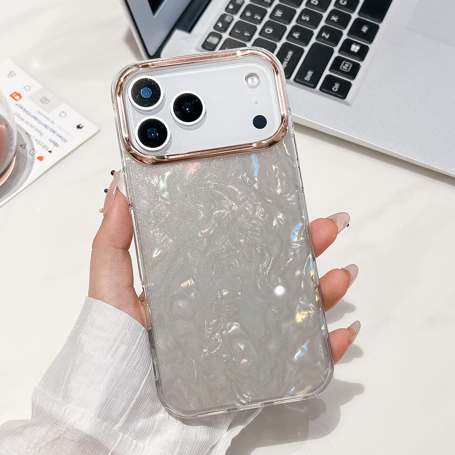 Luxury Candy Aurora Shell Patt - Luxury Plating Case ulasan dan harga