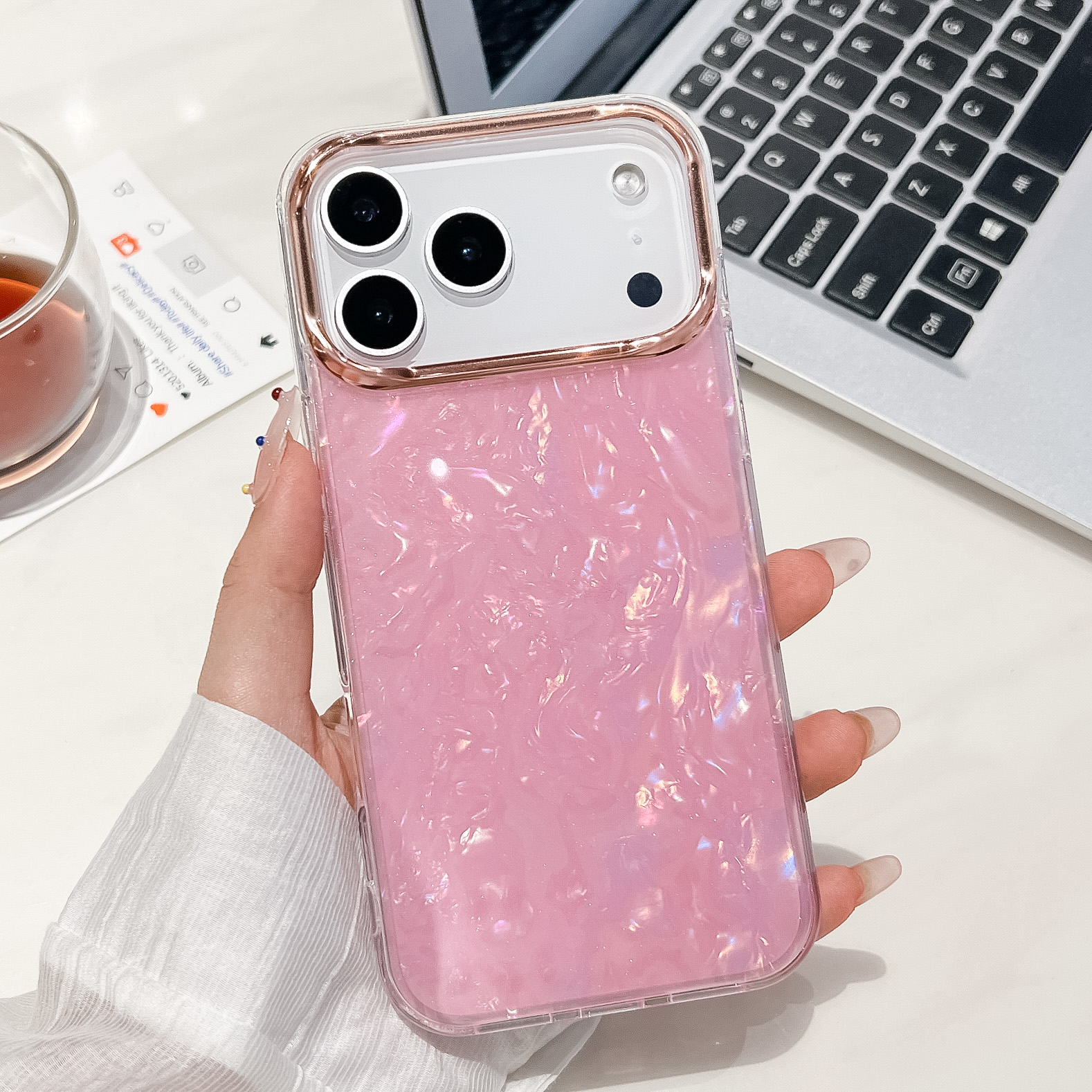 Luxury Candy Aurora Shell Patt - Luxury Plating Case ulasan dan harga