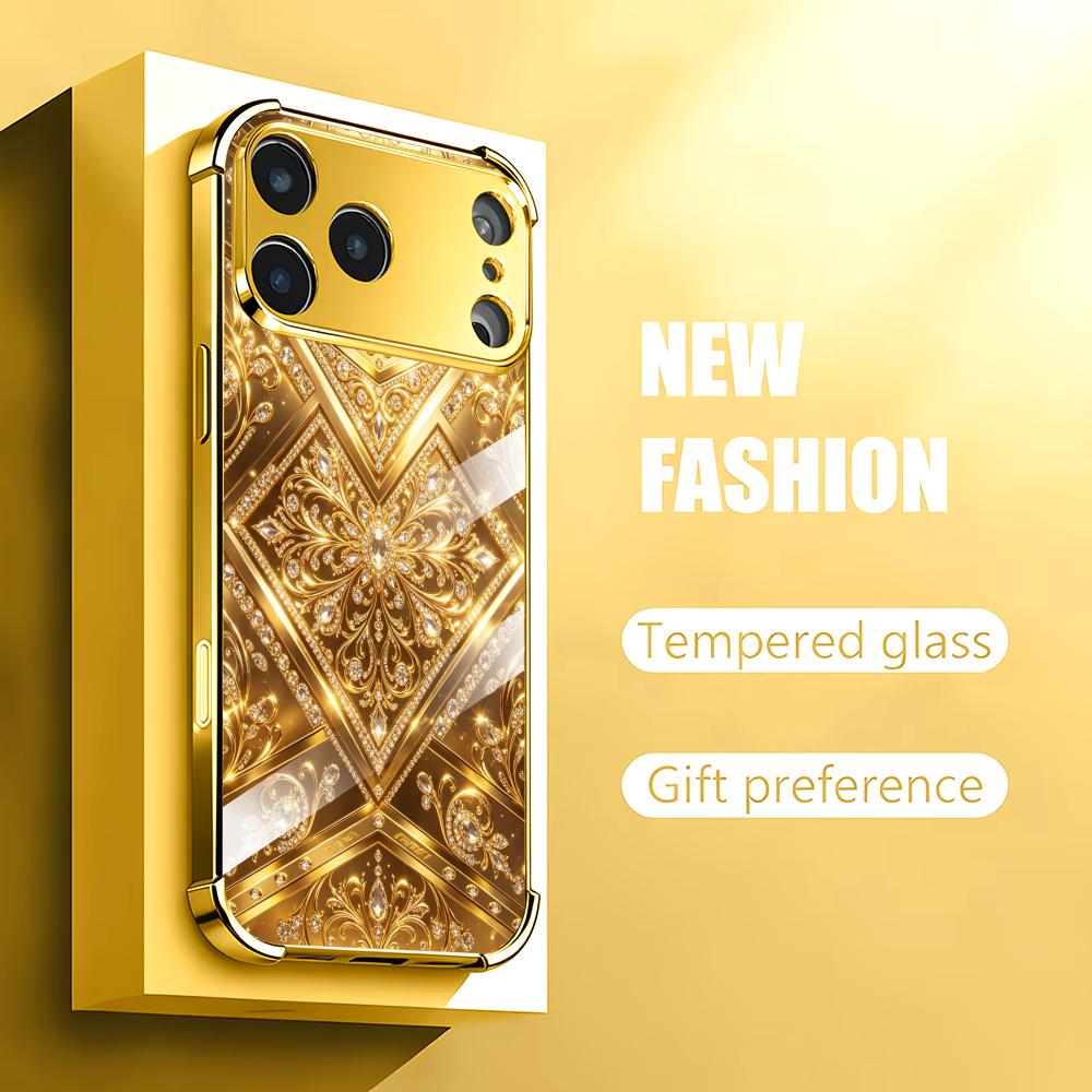 Stylish Golden Baroque glass p - Phone Cases Rhode ulasan dan harga