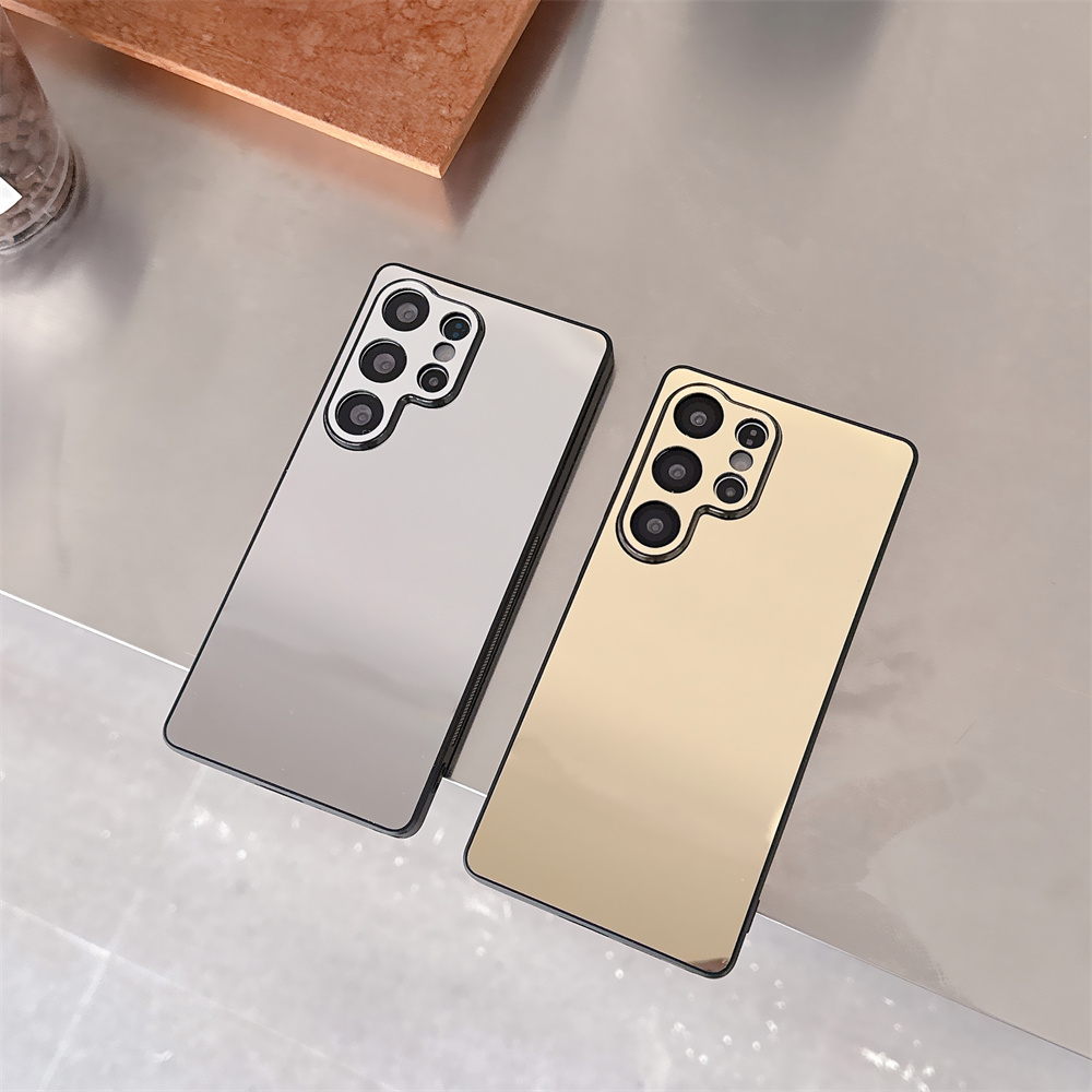 Luxury Make UP Mirror Phone Ca - Luxury Plating Case ulasan dan harga