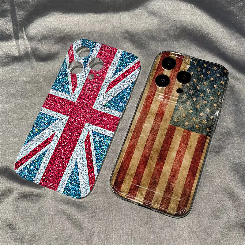 The Flags Of The UK And US Cle - Phone Cases Uk Samsung ulasan dan harga
