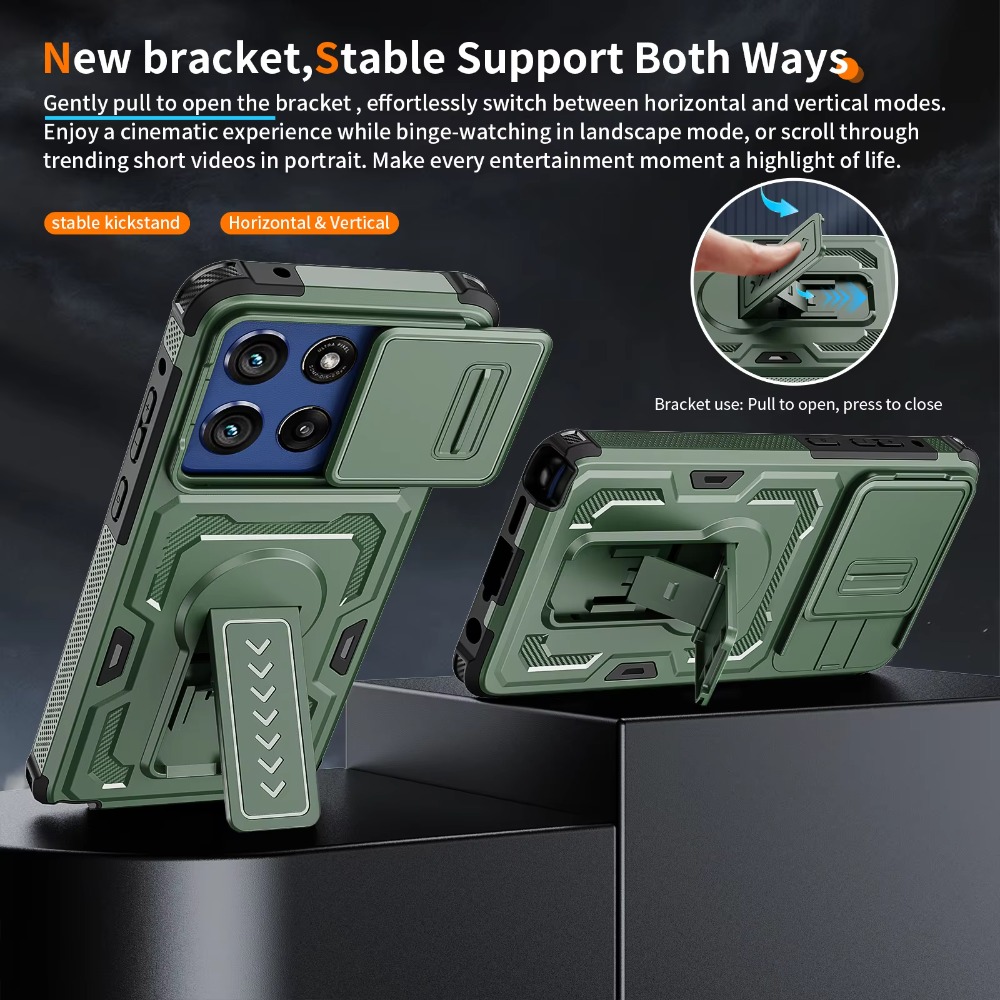 Armor Fold Stand Anti-Drop Cas - Phone Cases Motorola Edge 2025 ulasan dan harga