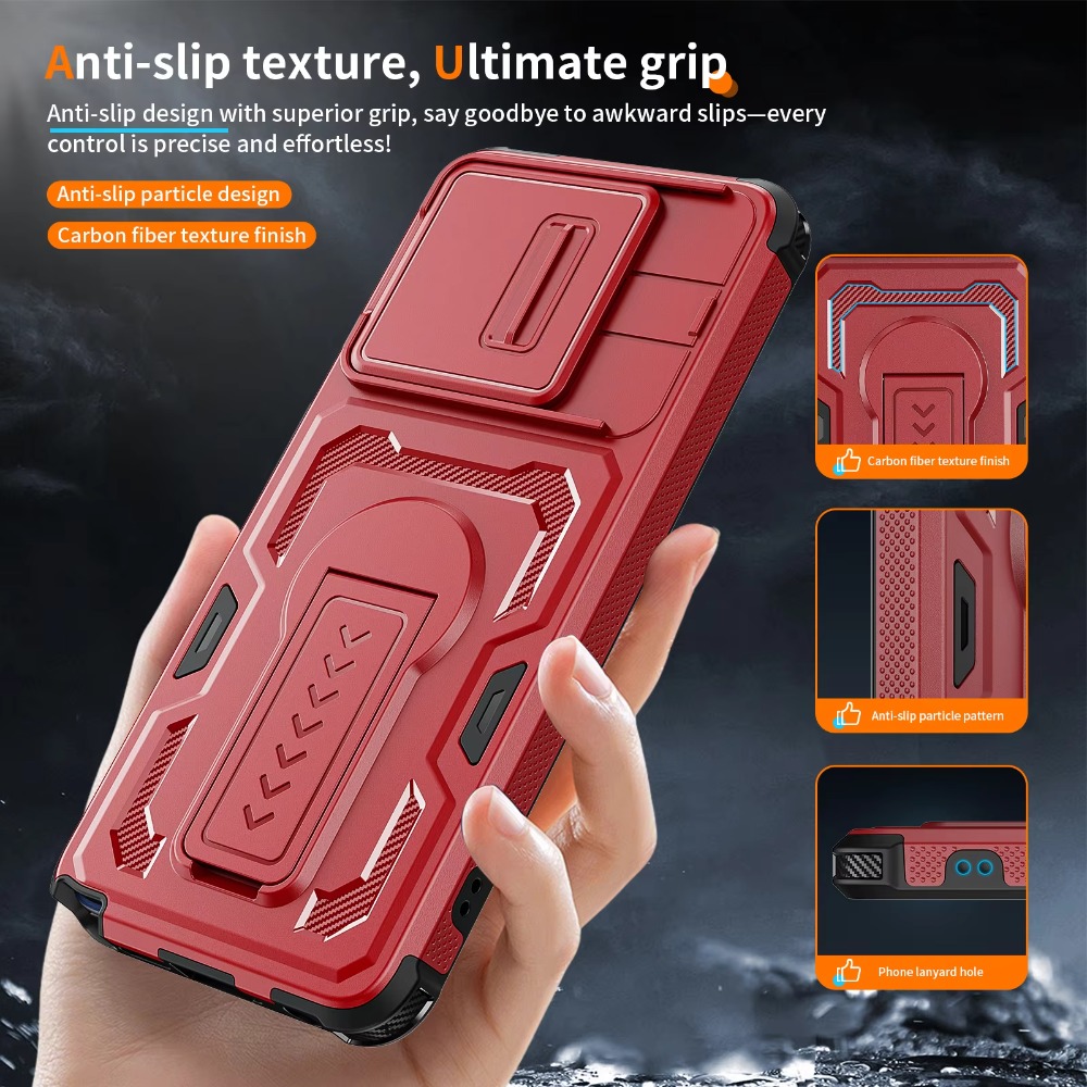 Armor Fold Stand Anti-Drop Cas - Phone Cases Motorola Edge 2025 ulasan dan harga