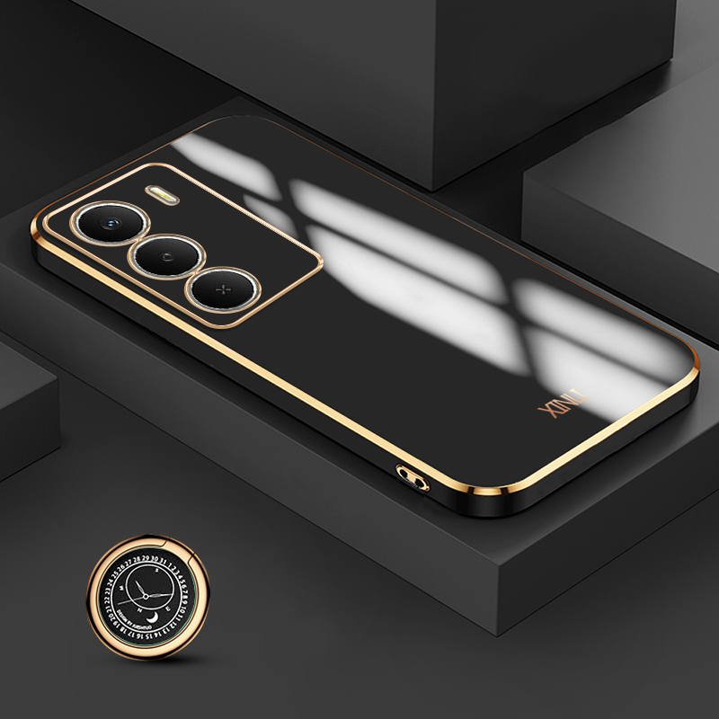 Biruiqu for Realme 14X Back Co - Luxury Plating Case ulasan dan harga