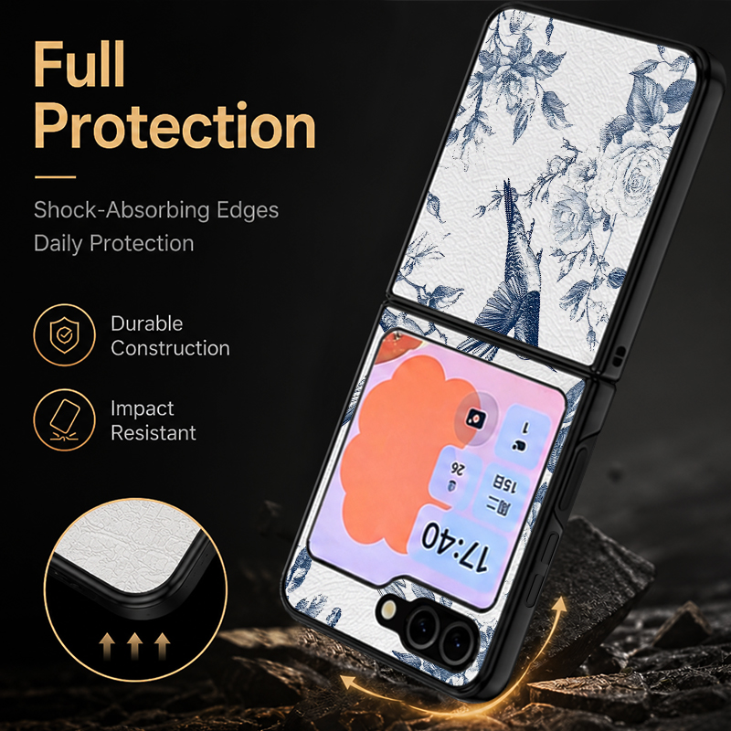 Simple Flower Pattern PU Leath - Phone Cases Z Fold 6 ulasan dan harga