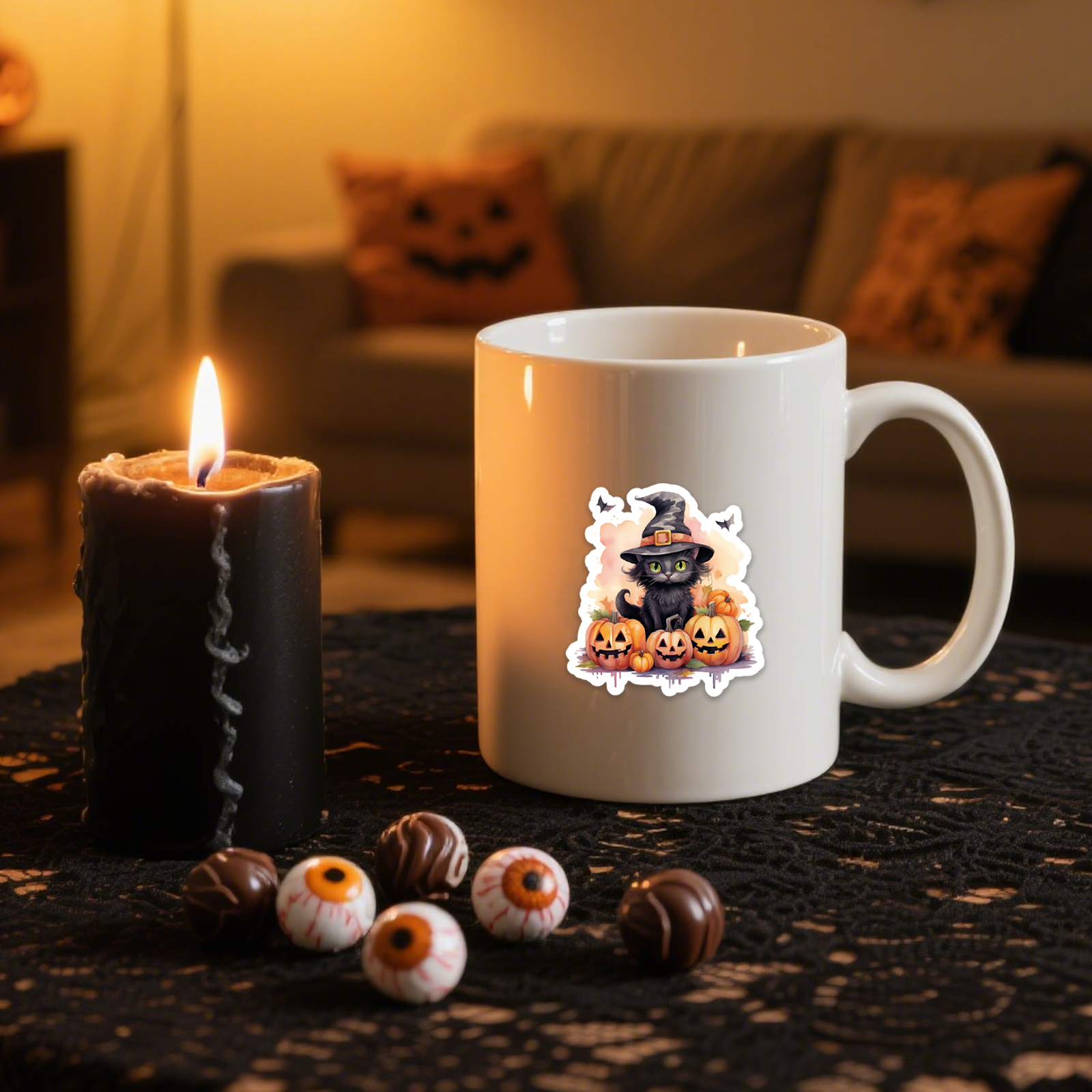 50PCS Cute Cartoon Halloween C - Phone Cases Junk ulasan dan harga