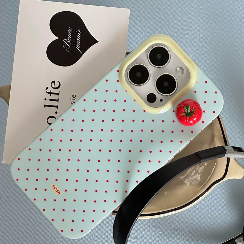 Minimalist Black Polka Dot 3D  - Phone Cases Black ulasan dan harga