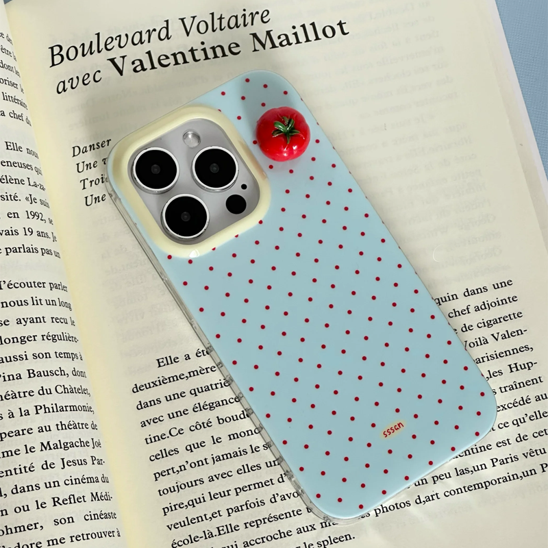 Minimalist Black Polka Dot 3D  - Phone Cases Black ulasan dan harga