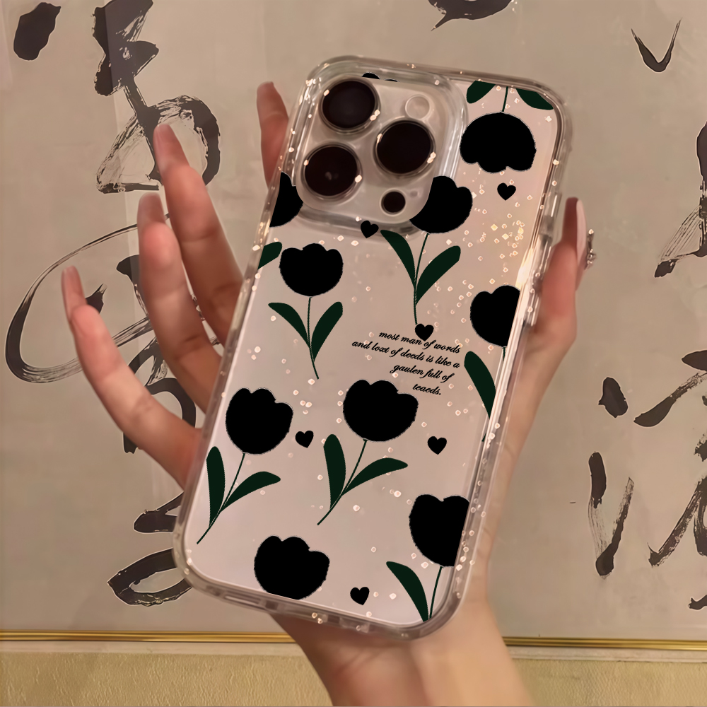 Luxury Simple Cherry Clear Gli - Phone Cases Luxury ulasan dan harga