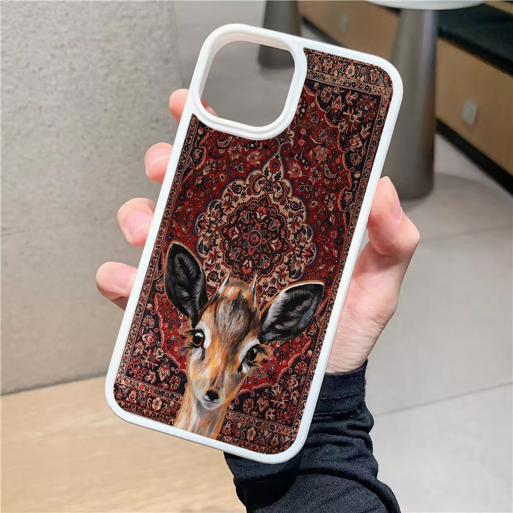 Bohemian Ethnic Deer Art Phone - Phone Cases Red Deer ulasan dan harga