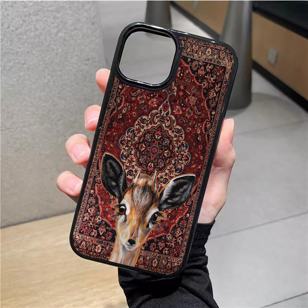 Bohemian Ethnic Deer Art Phone - Phone Cases Red Deer ulasan dan harga