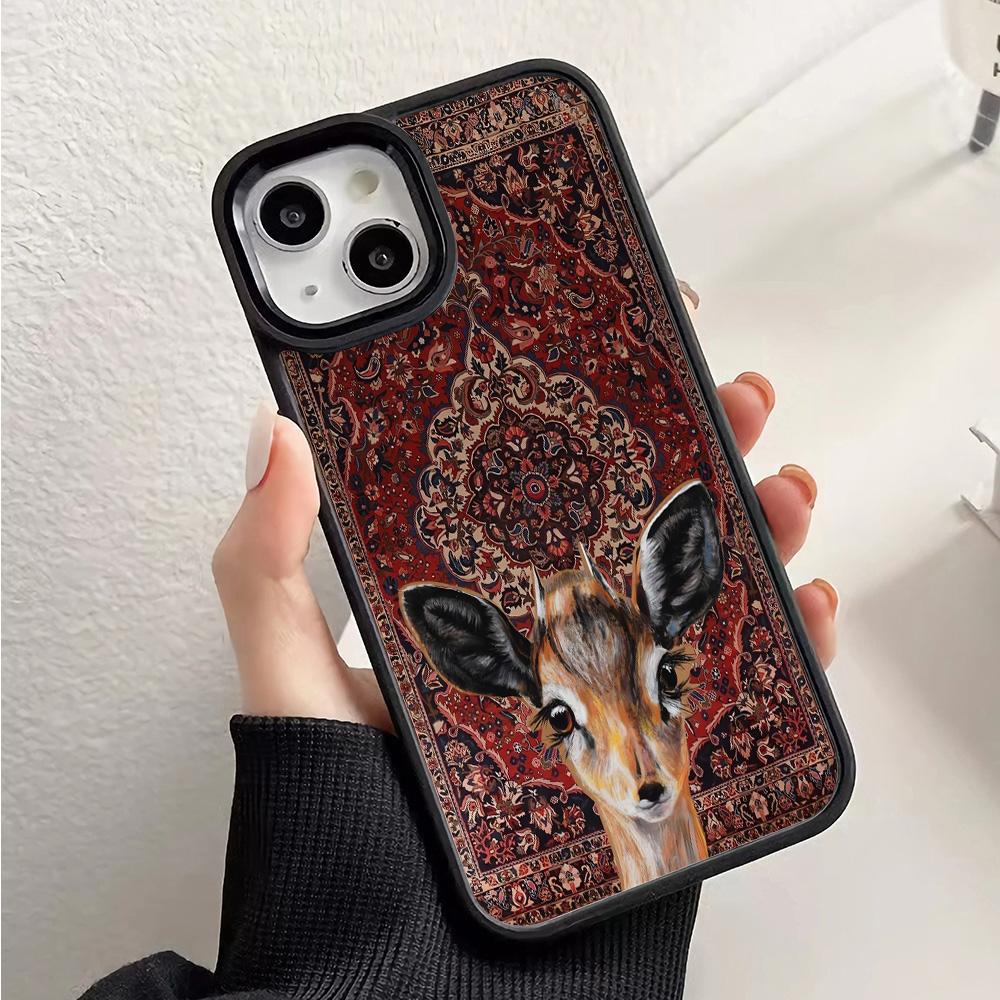 Bohemian Ethnic Deer Art Phone - Phone Cases Red Deer ulasan dan harga