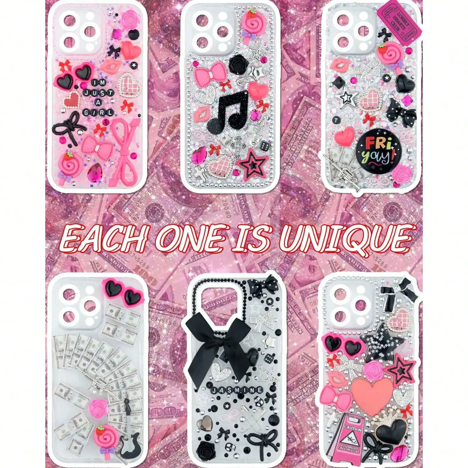 1050 Pcs Junk Phone Case Charm - Phone Cases Junk ulasan dan harga