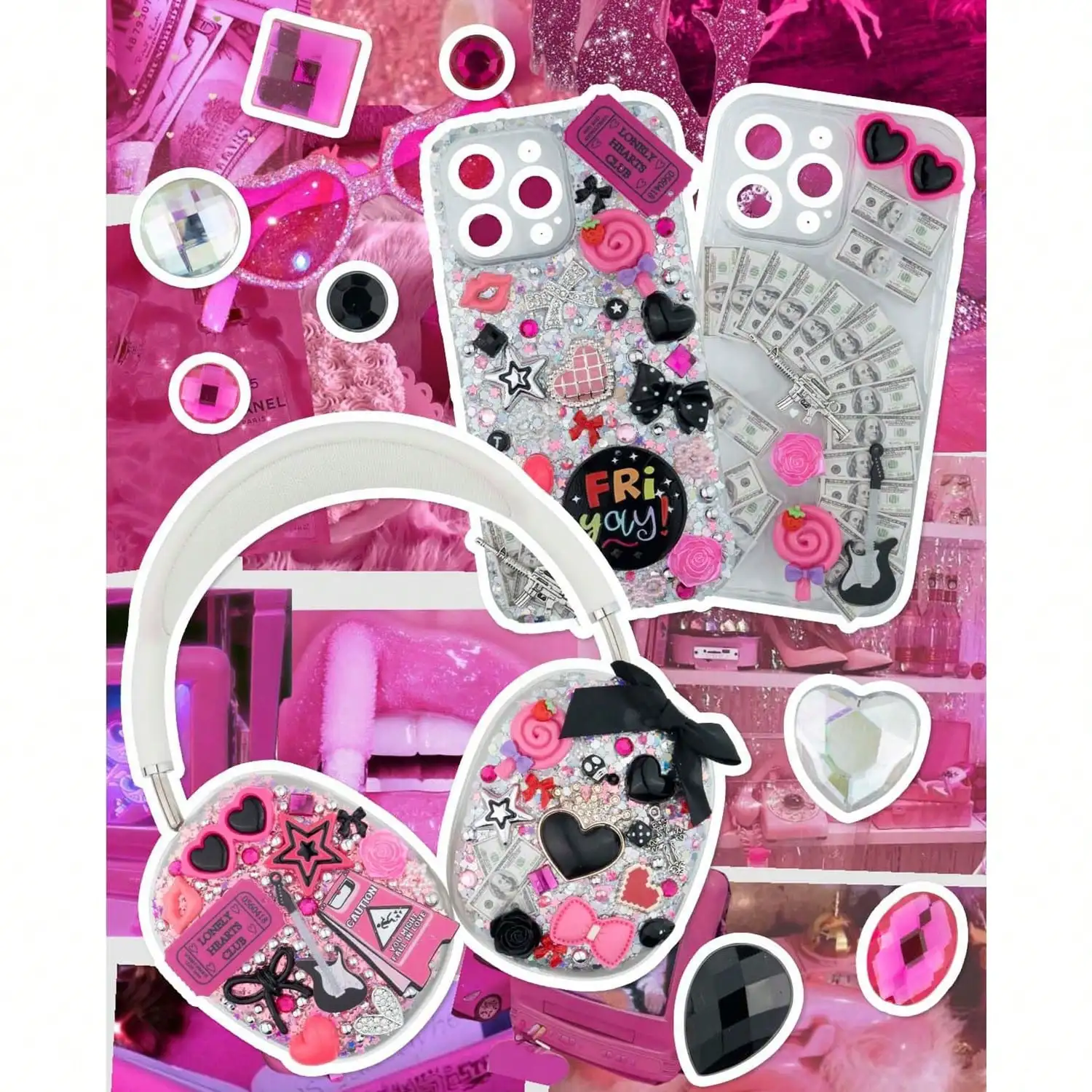 1050 Pcs Junk Phone Case Charm - Phone Cases Junk ulasan dan harga