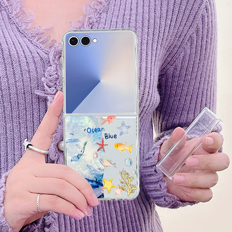 Shark Star Patterned Phone Cas - Phone Cases Z Fold 6 ulasan dan harga