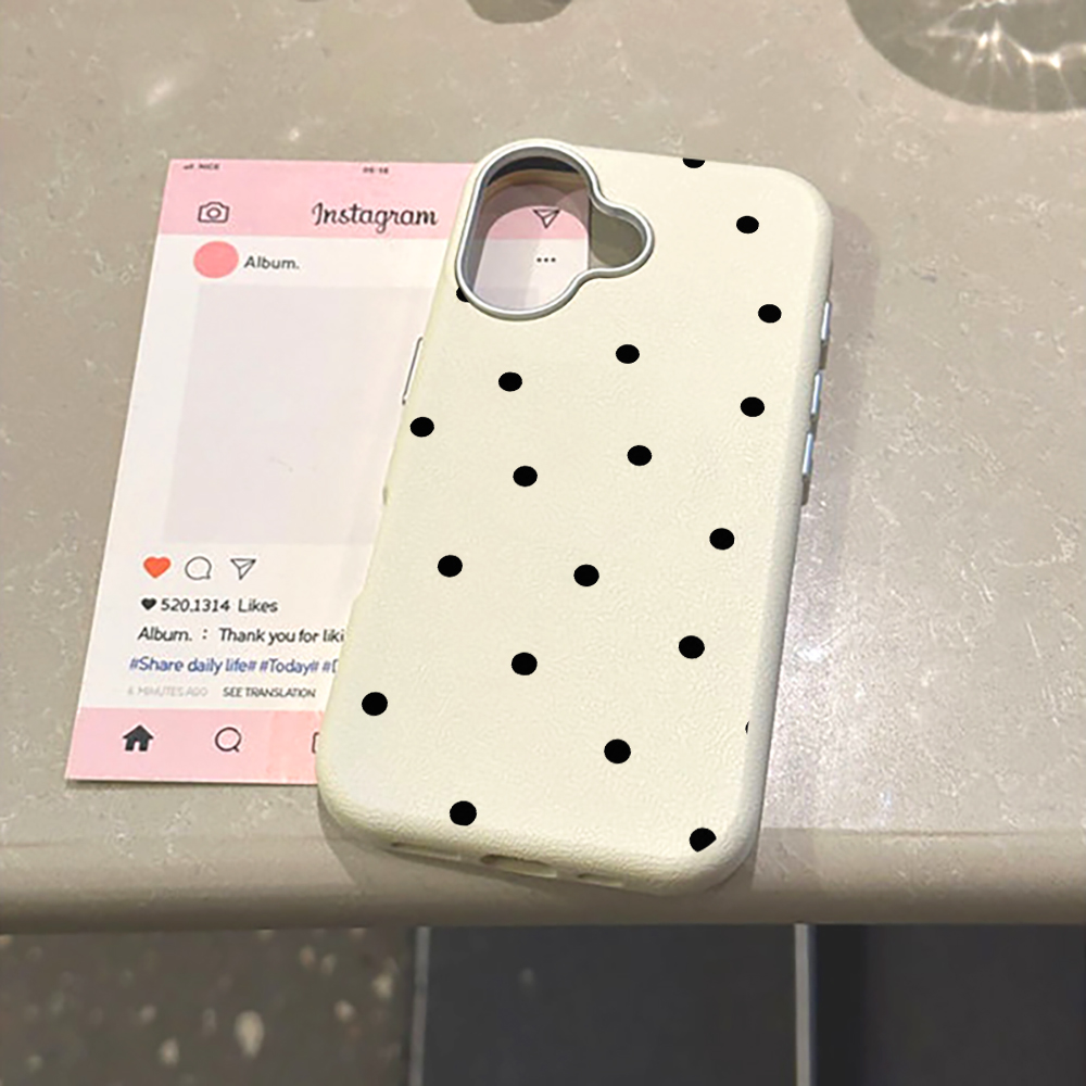 Minimalist Black Polka Dot  Ph - Phone Cases Black ulasan dan harga