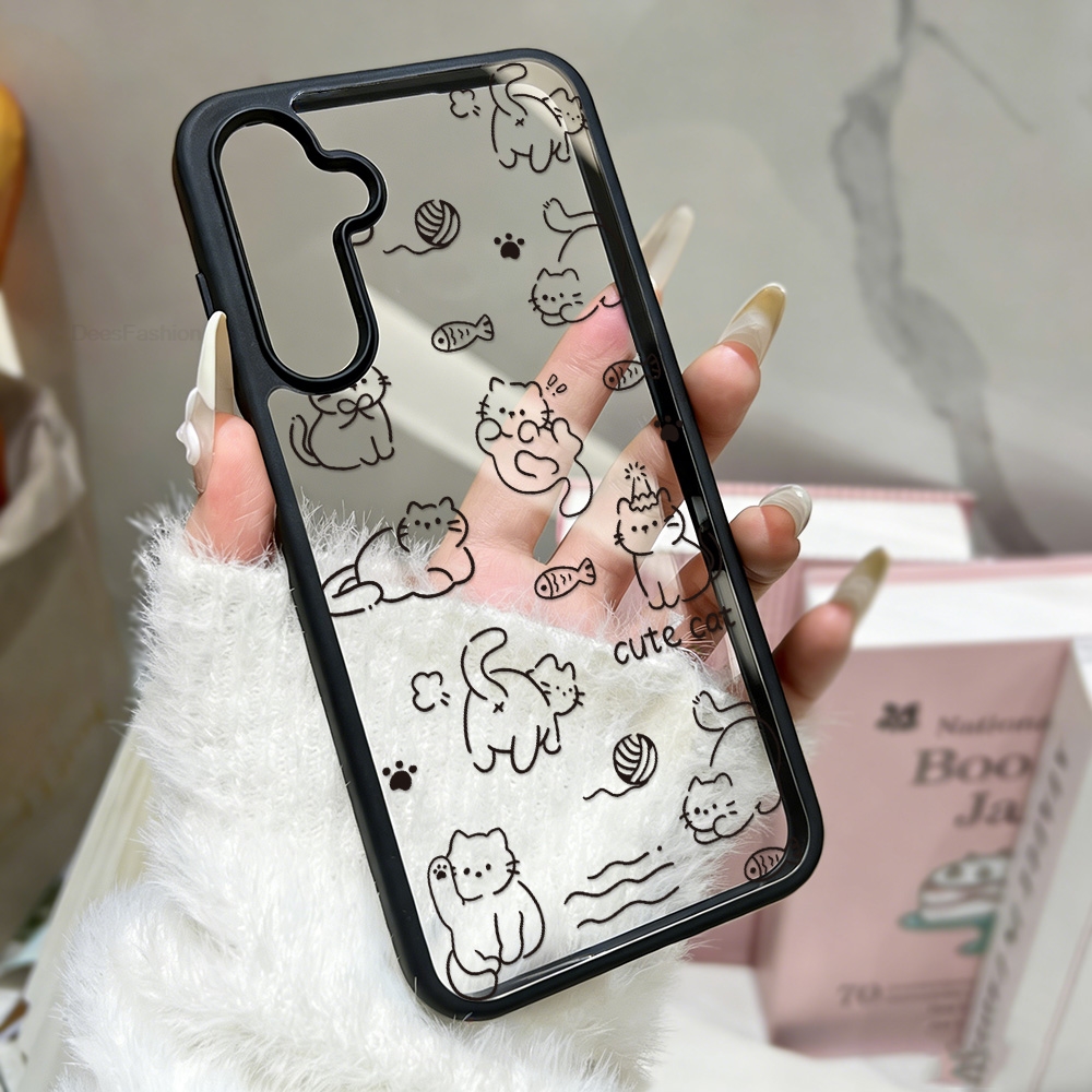 Cartoon Cat Phone Case For Sam - Phone Cases With Loop ulasan dan harga