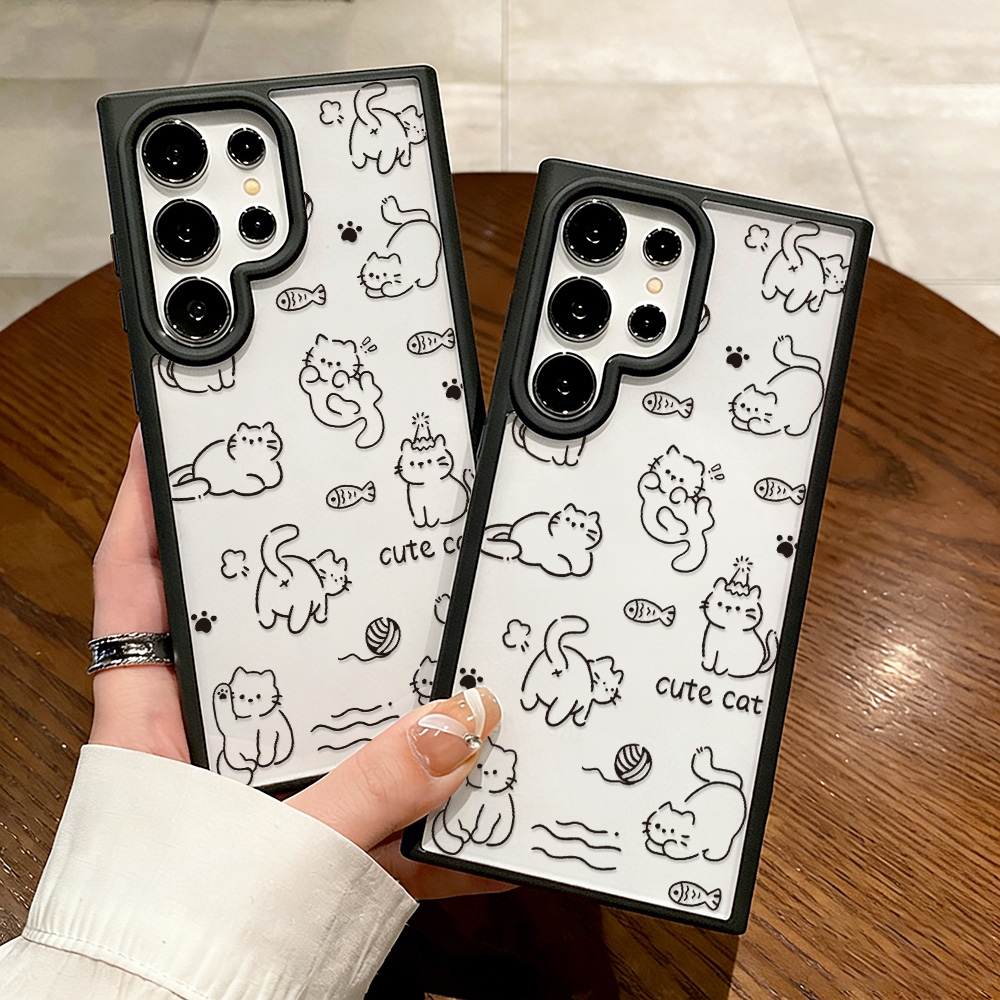 Cartoon Cat Phone Case For Sam - Phone Cases With Loop ulasan dan harga