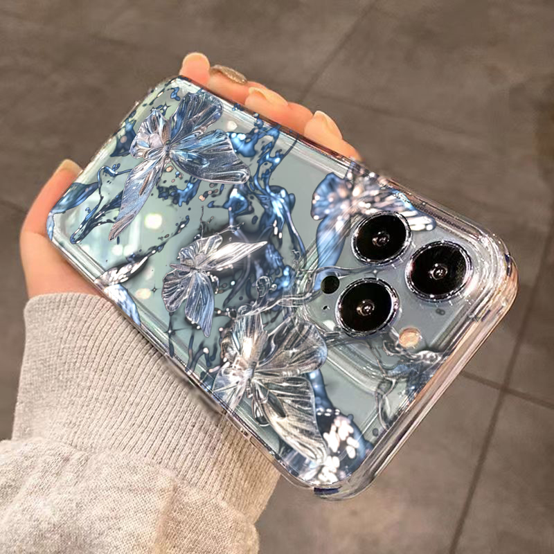 Luxury 3D Butterfly Clear Phon - Phone Cases Luxury ulasan dan harga