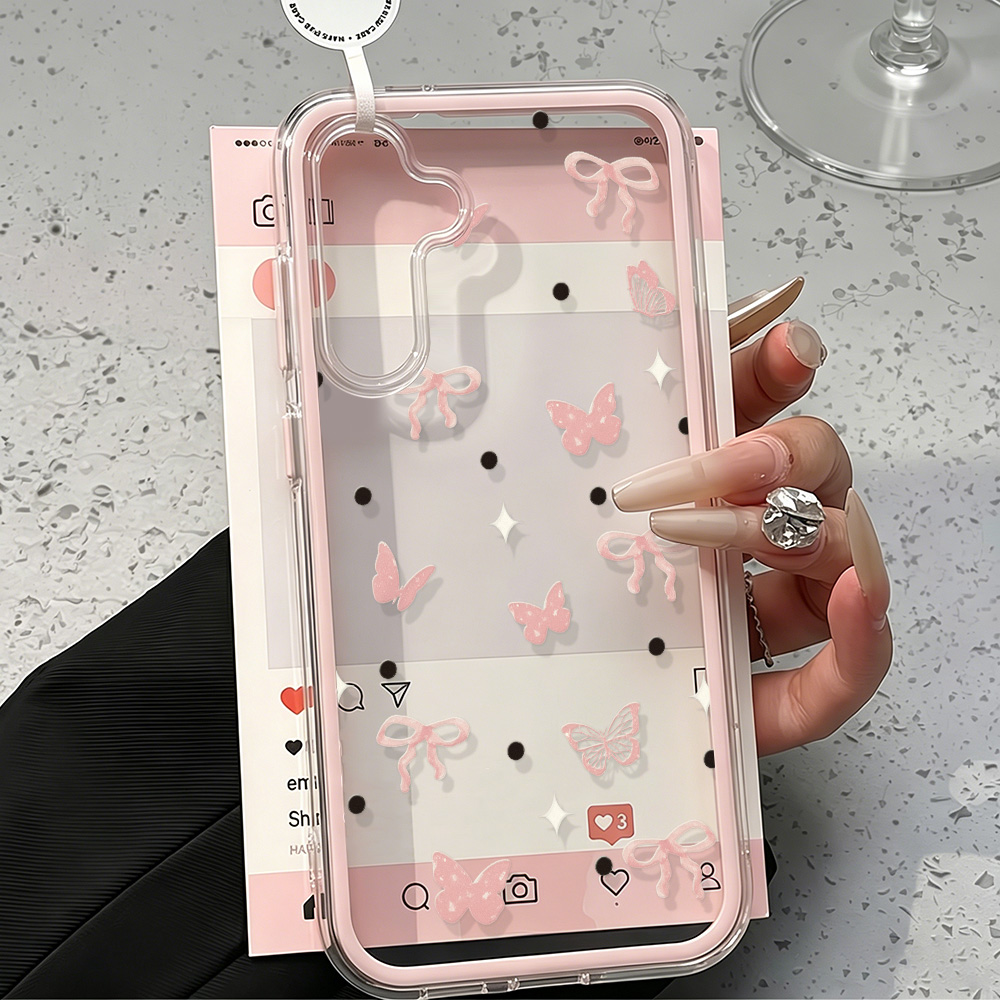 Cute Pink Bow Soft Phone Case  - Phone Cases Luxury ulasan dan harga