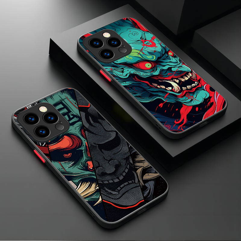 Samurai Hannya Mask Ghost Prin - Phone Cases Xs ulasan dan harga