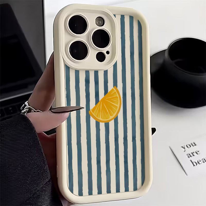 Striped Lemon Slice Pattern Ph - Phone Cases Xs ulasan dan harga