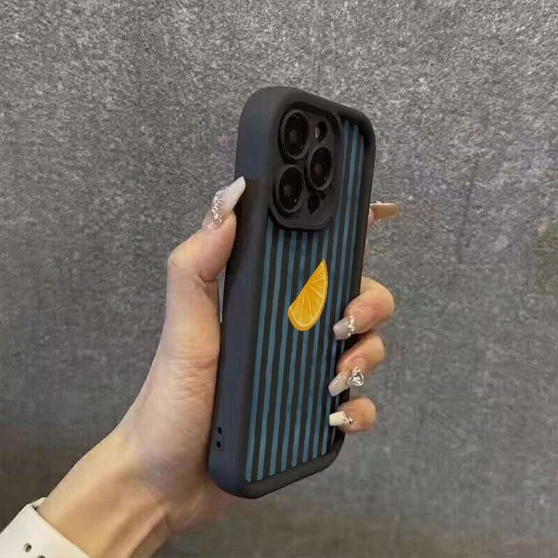 Striped Lemon Slice Pattern Ph - Phone Cases Xs ulasan dan harga
