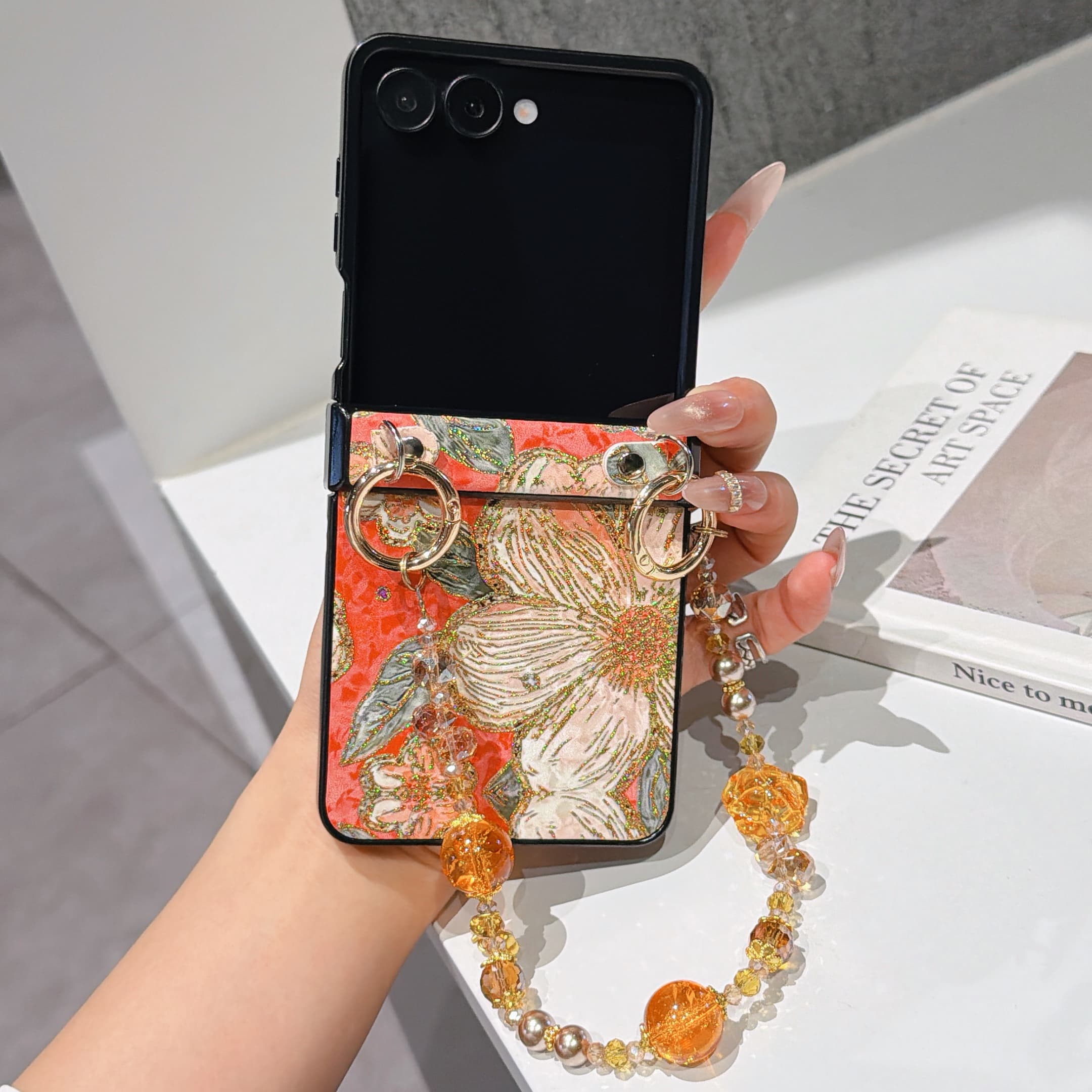 Hinge Protection PU Leather Co - Phone Cases With Loop ulasan dan harga