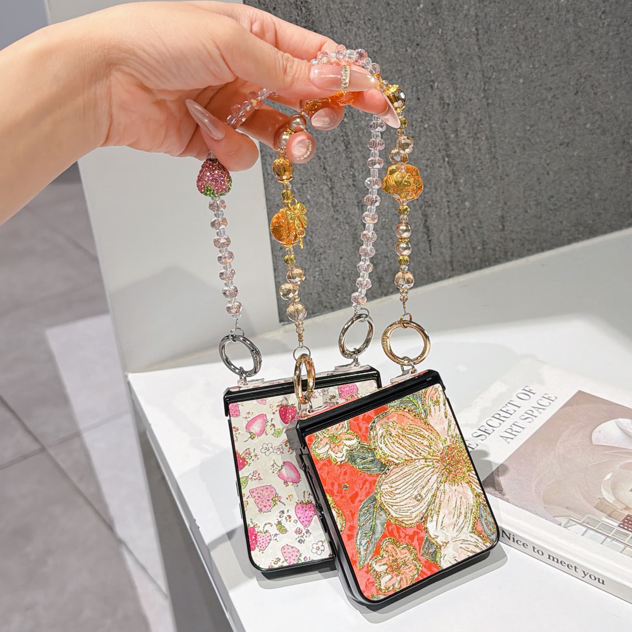 Hinge Protection PU Leather Co - Phone Cases With Loop ulasan dan harga