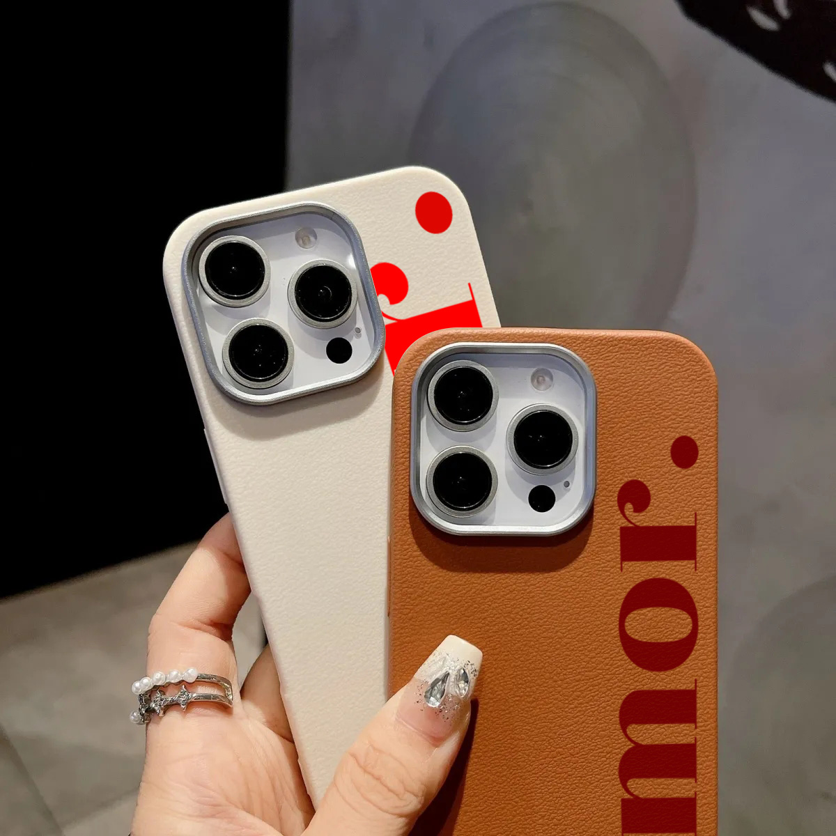 The Red Artistic Letter Lichee - Phone Cases Drawing ulasan dan harga